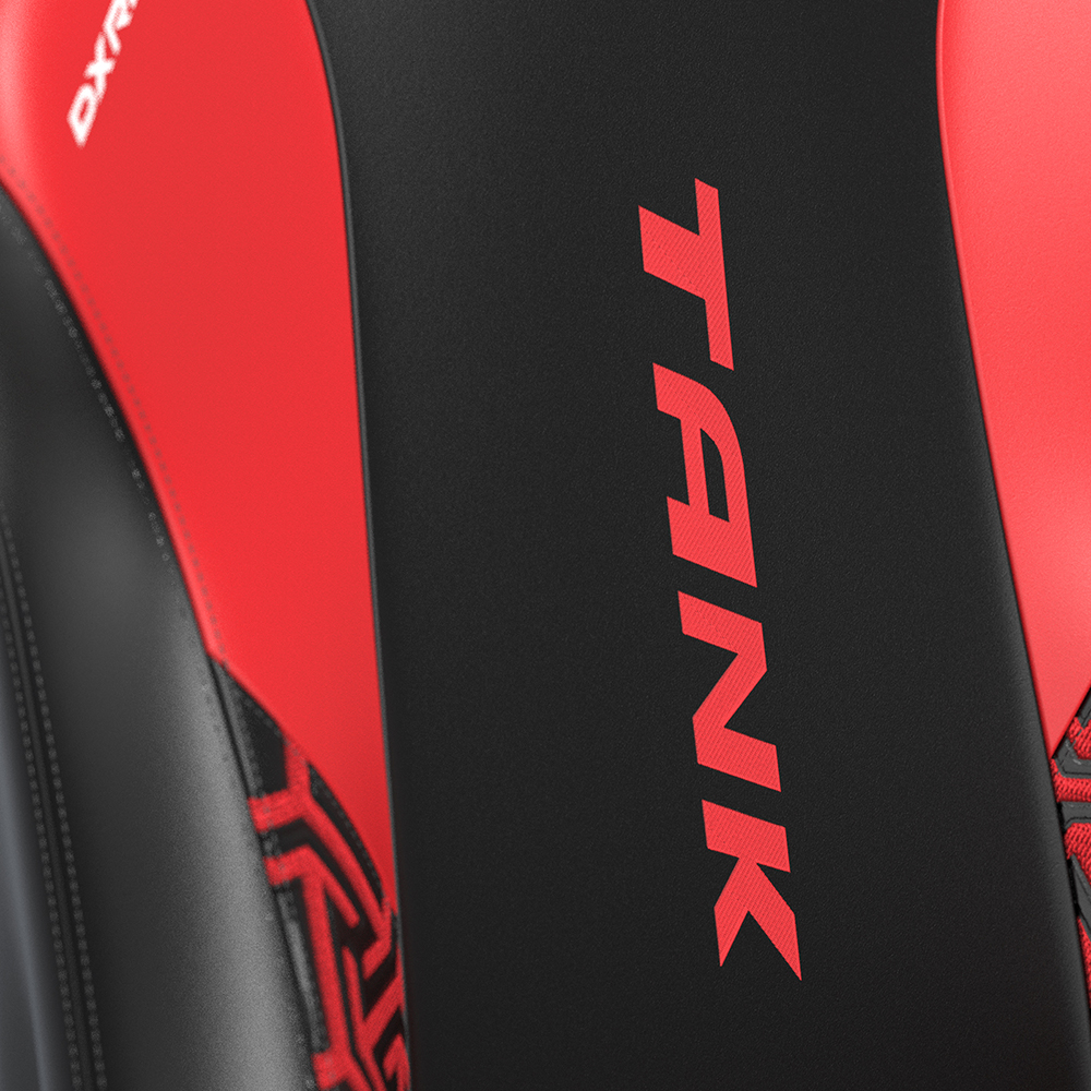 DXRACER TANK泰坦級 電競賽車椅 (黑紅色/皮面)