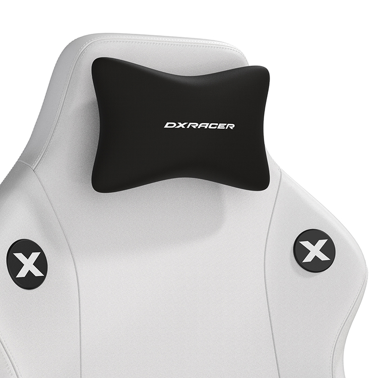 DXRACER 電競賽車椅 利刃 (6D扶手/皮面白色)