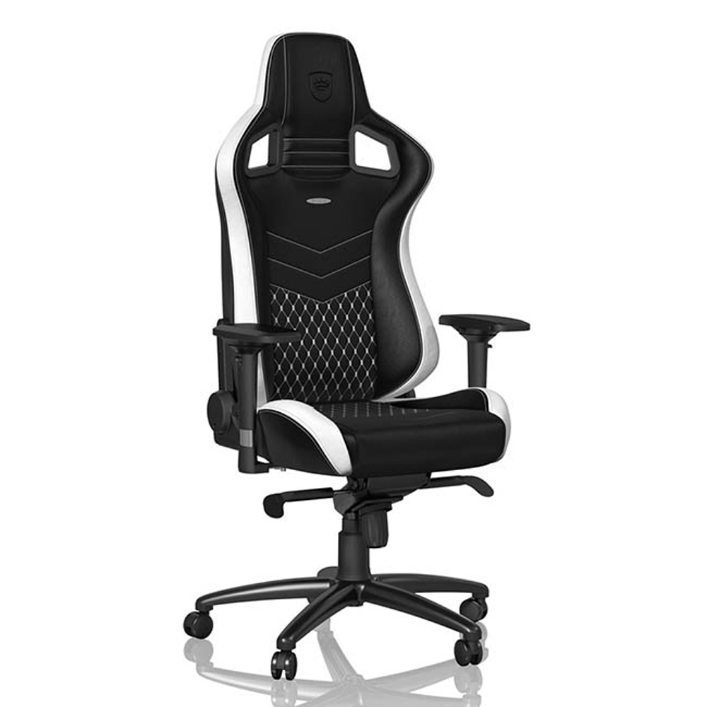 ※售完 Noblechairs 皇家 電競賽車椅(真牛皮-黑紅白) EPIC-006