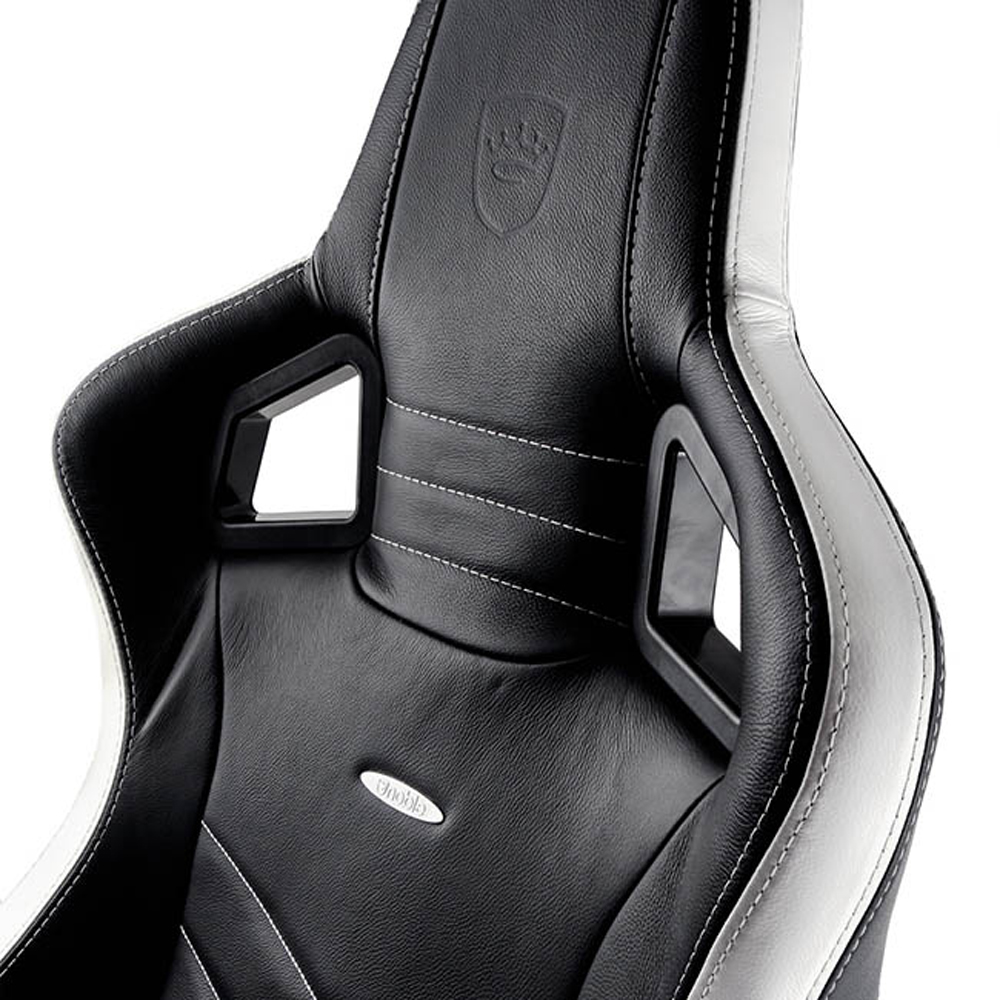 ※售完 Noblechairs 皇家 電競賽車椅(真牛皮-黑紅白) EPIC-006