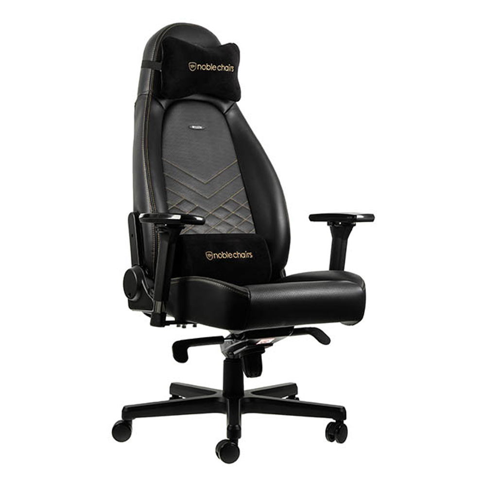 ※售完 Noblechairs 皇家 電競賽車椅(黑金) ICON-003