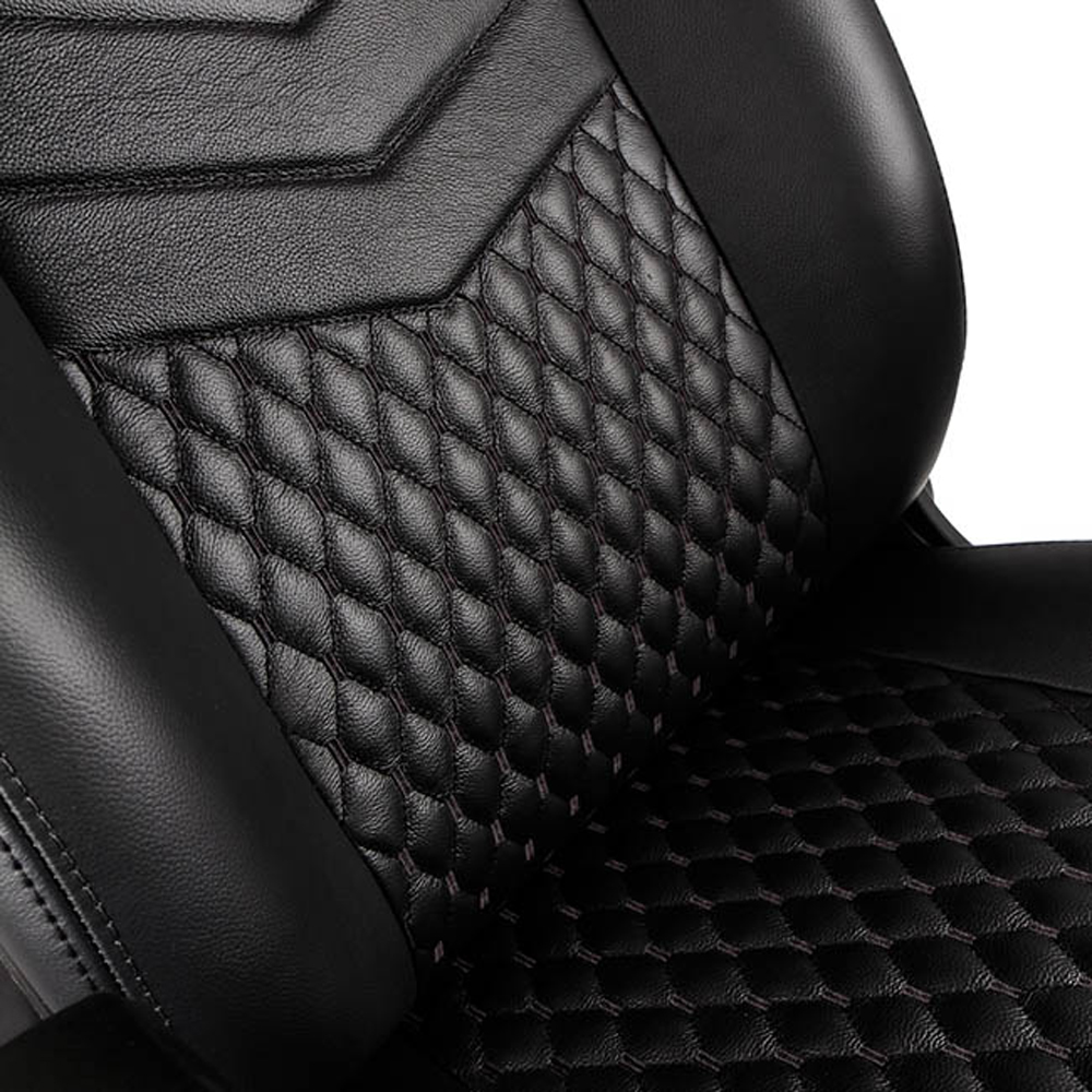 ※售完 Noblechairs 皇家 電競賽車椅(真牛皮-黑色) ICON-004