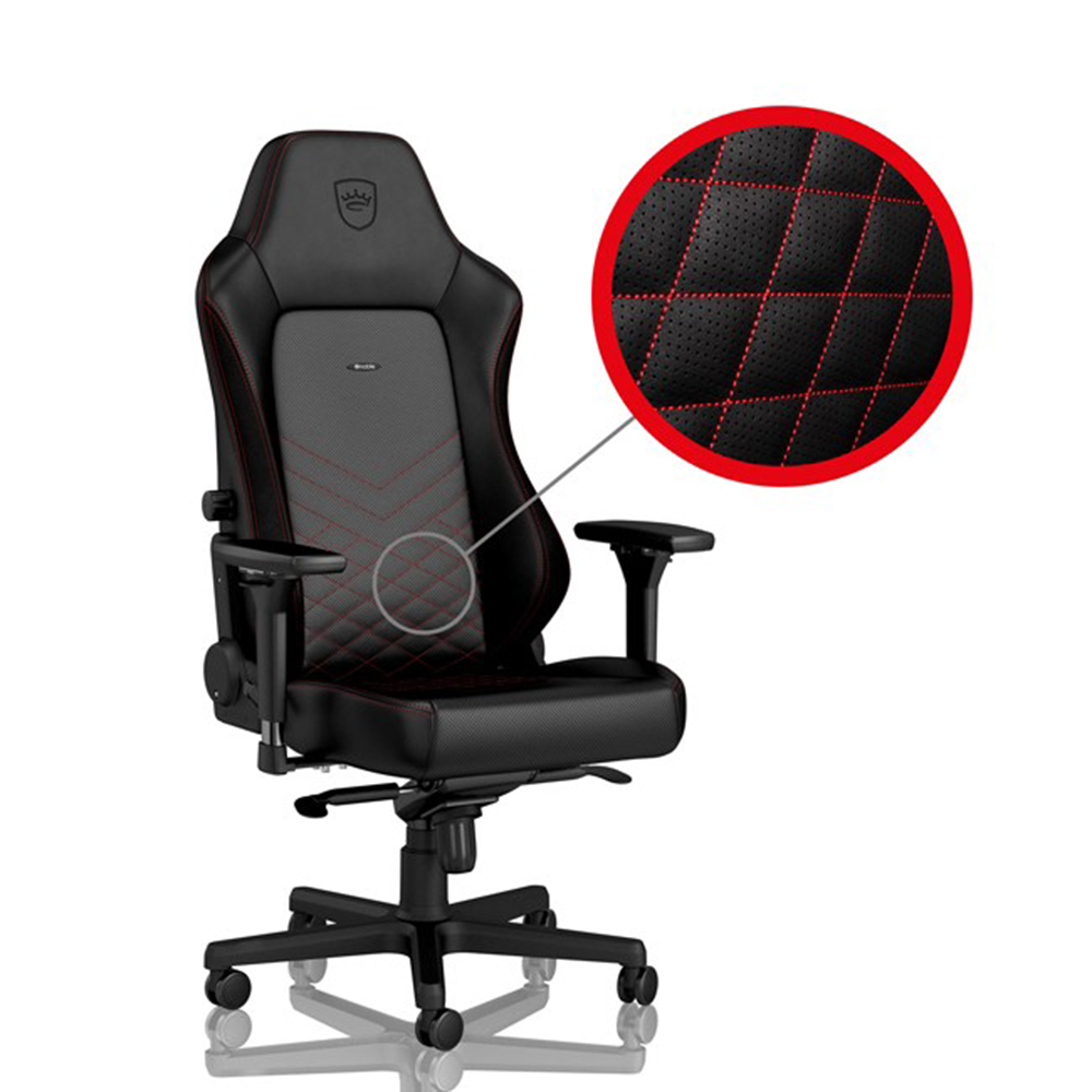 ※售完 Noblechairs 皇家 電競賽車椅 高載重150KG (PU皮-黑紅) HERO-001