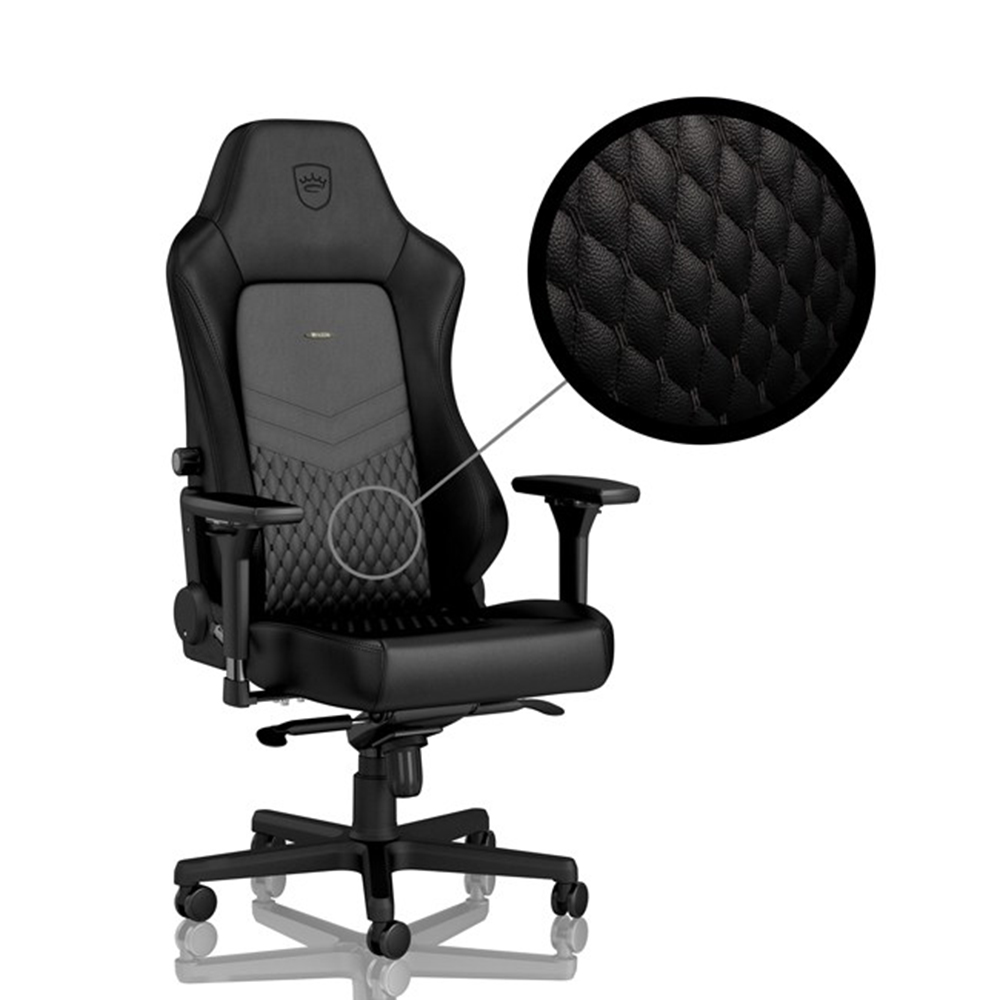 ※售完 Noblechairs 皇家 電競賽車椅 高載重150KG (真牛皮-黑紅) HERO-002