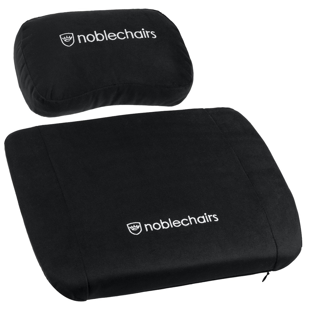 ※售完 Noblechairs 皇家賽車椅 專用頭枕+腰靠組 Pillow (黑色)